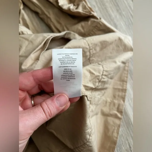 Anthropologie Mare Mare Long-Sleeve Collared Zip-Front Midi Dress - Small - Picture 7 of 10